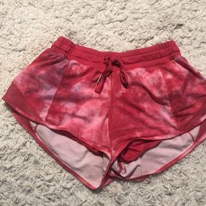 LULU pink Tye Dye Shorts